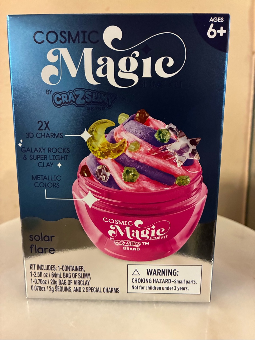 Cosmic Magic Solar Flare Slime Kit by - Pink & Purple